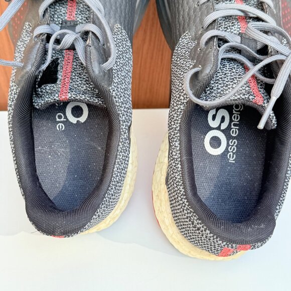 Adidas Adipower Men's Cross Training Shoes Size 9.5 Gray & Red Sneakers - Picture 6 of 9